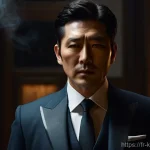 황정민과 곽도원의 연기 비교 - **Hwang Jung-min: The Charismatic Anti-Hero**
    A powerful full-body shot of actor Hwang Jung-min ...