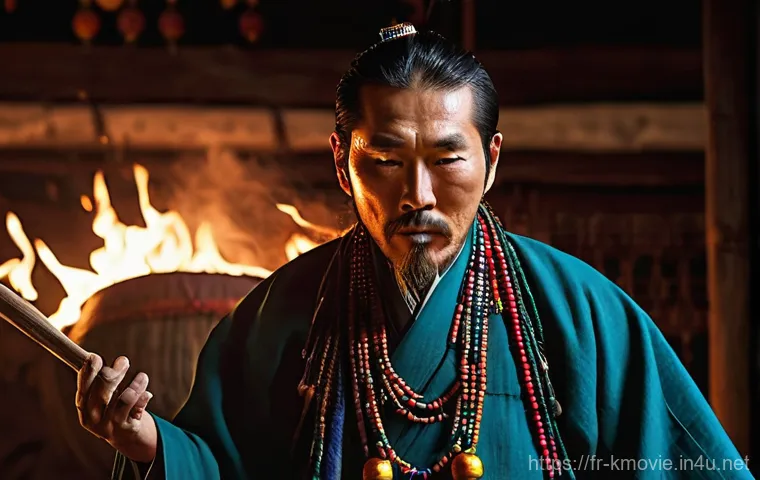 황정민과 곽도원의 연기 비교 - **Kwak Do-won: The Troubled Investigator**
    A medium shot of actor Kwak Do-won as a grizzled, int...