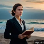 Home 18 신과함께 배우 캐릭터 분석 - A dramatic coastal scene at dusk featuring four main characters from a psychological thriller series...